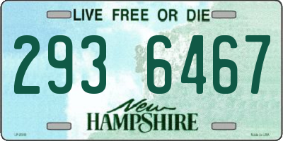 NH license plate 2936467
