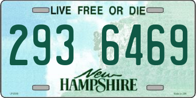 NH license plate 2936469