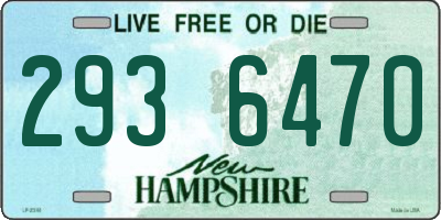 NH license plate 2936470