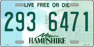 NH license plate 2936471