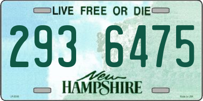 NH license plate 2936475