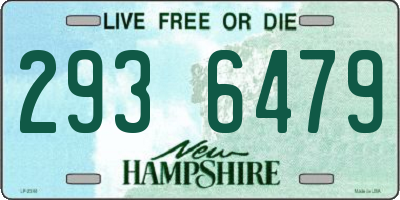 NH license plate 2936479