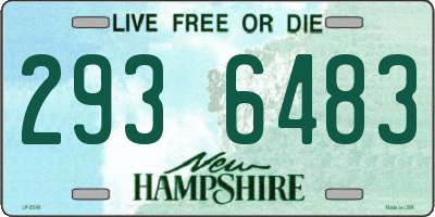 NH license plate 2936483