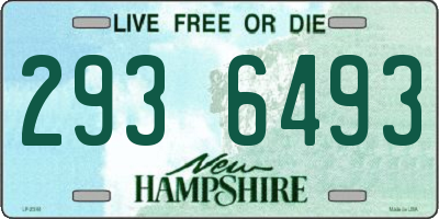 NH license plate 2936493