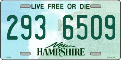 NH license plate 2936509