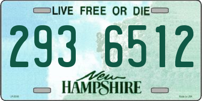 NH license plate 2936512