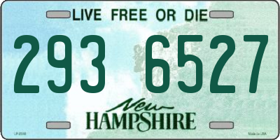 NH license plate 2936527