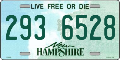 NH license plate 2936528
