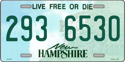 NH license plate 2936530