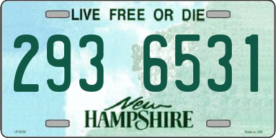 NH license plate 2936531