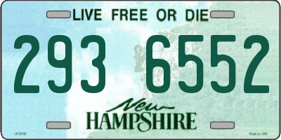 NH license plate 2936552