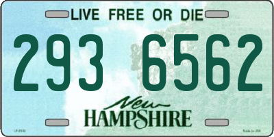 NH license plate 2936562
