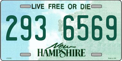 NH license plate 2936569