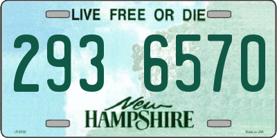 NH license plate 2936570