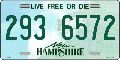 NH license plate 2936572