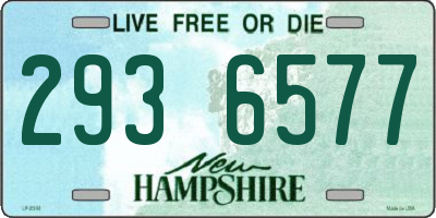 NH license plate 2936577