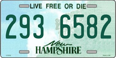 NH license plate 2936582