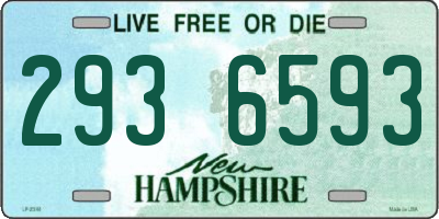 NH license plate 2936593