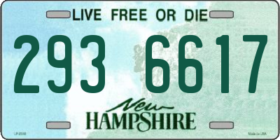 NH license plate 2936617