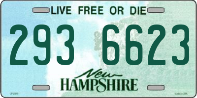 NH license plate 2936623