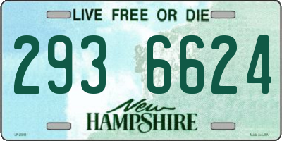 NH license plate 2936624