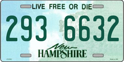 NH license plate 2936632