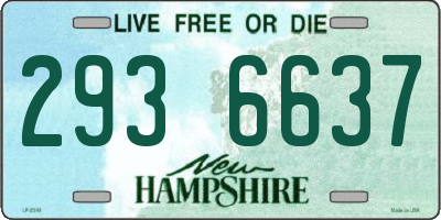 NH license plate 2936637