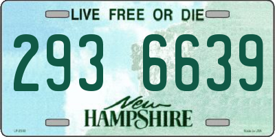 NH license plate 2936639