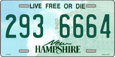NH license plate 2936664