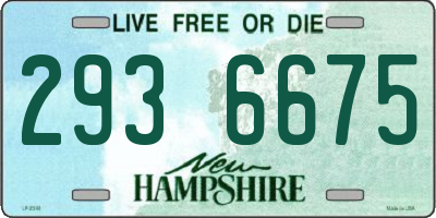 NH license plate 2936675