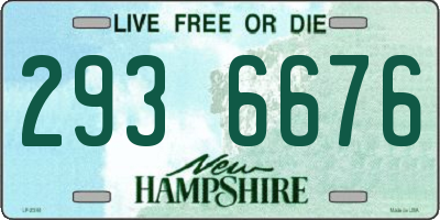 NH license plate 2936676