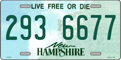 NH license plate 2936677