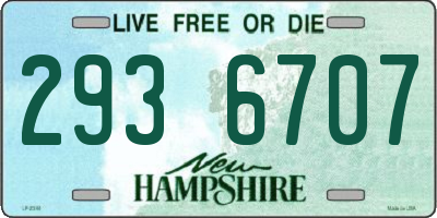 NH license plate 2936707