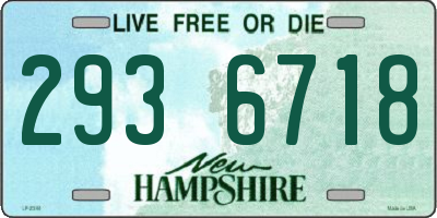 NH license plate 2936718