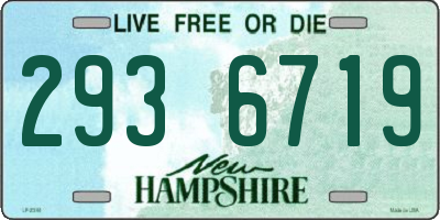 NH license plate 2936719