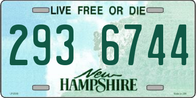 NH license plate 2936744
