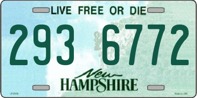 NH license plate 2936772