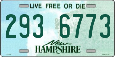 NH license plate 2936773