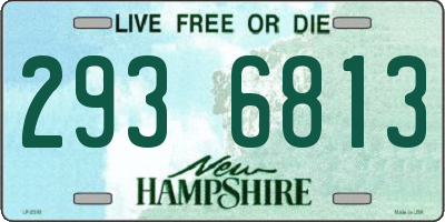 NH license plate 2936813