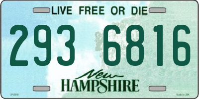 NH license plate 2936816