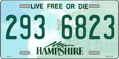 NH license plate 2936823