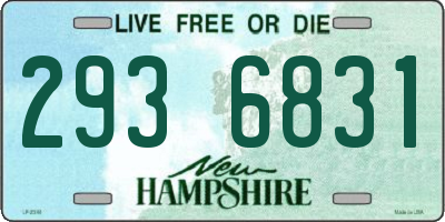 NH license plate 2936831