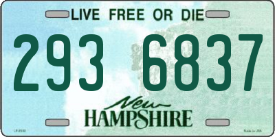NH license plate 2936837