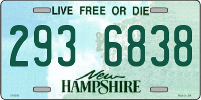 NH license plate 2936838