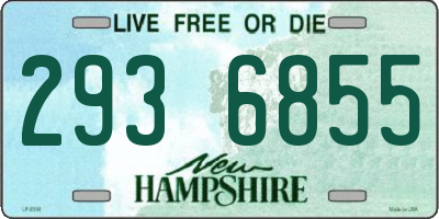NH license plate 2936855