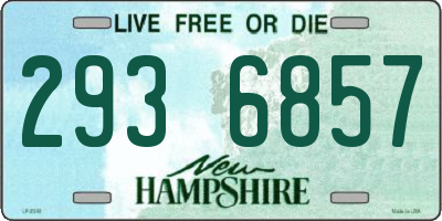 NH license plate 2936857
