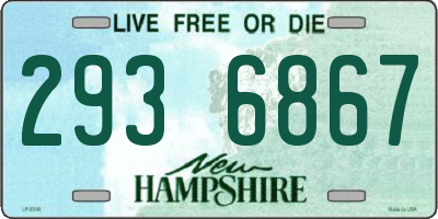 NH license plate 2936867