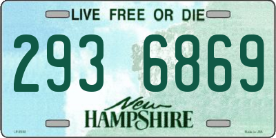 NH license plate 2936869