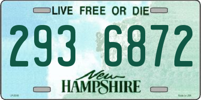 NH license plate 2936872