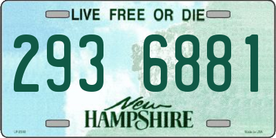 NH license plate 2936881
